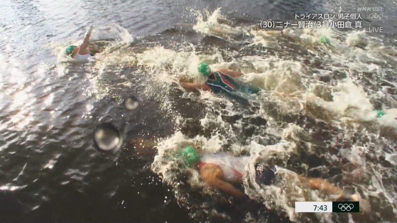 ウンコ色のお台場の海