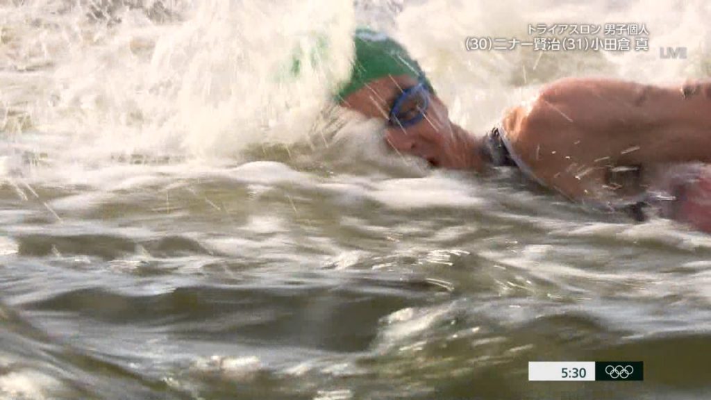 東京湾のウンコの海でトライアスロン